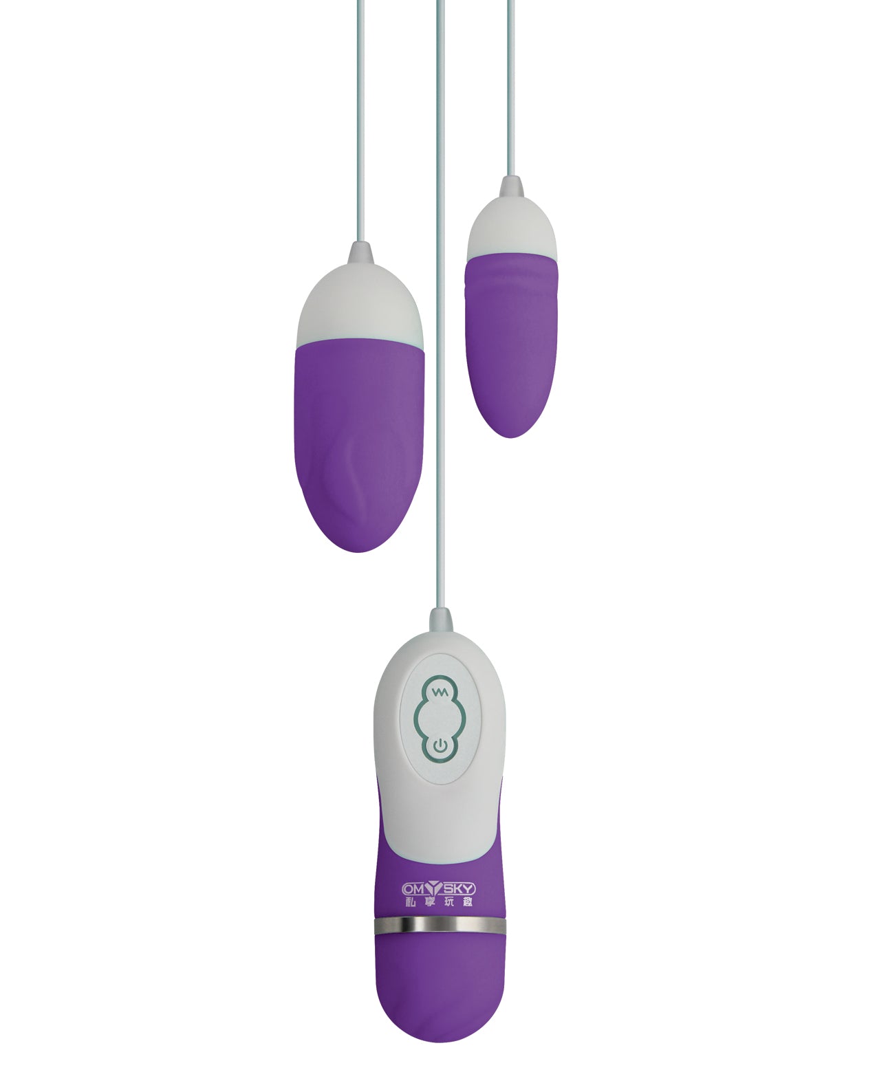 gigaluv WM12-04-PU Dual Vibra Bullets, 10 Functions Purple