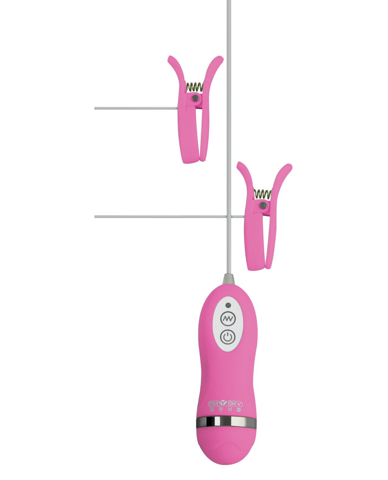 GigaLuv WM3-04-PK Vibro Clamps, 10 Modes, Pink