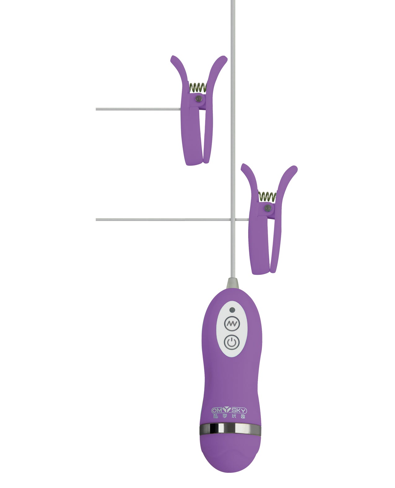 gigaluv WM3-04-PU Vibro Clamps, 10 Functions Purple