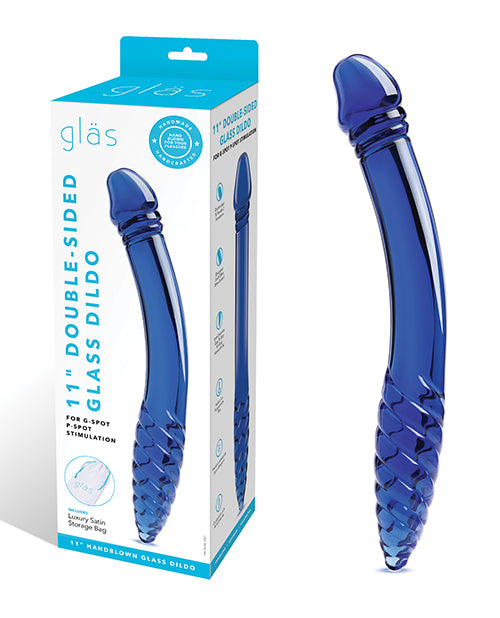 Electric Eel Inc. Glas 11" Double-Sided Glass Dildo, Clear