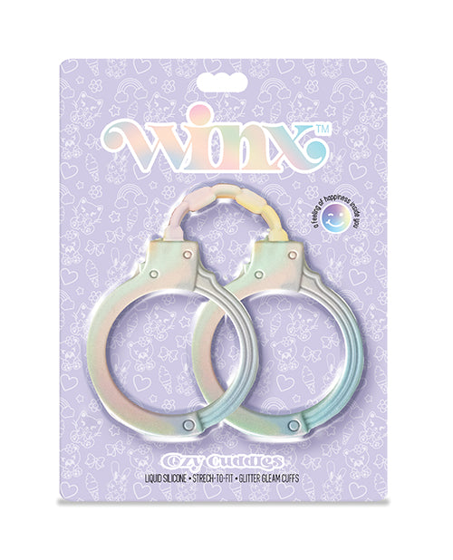 Global novelties llc 1000535 Cozy Cuddles Silicone Handcuffs, Multi-Color