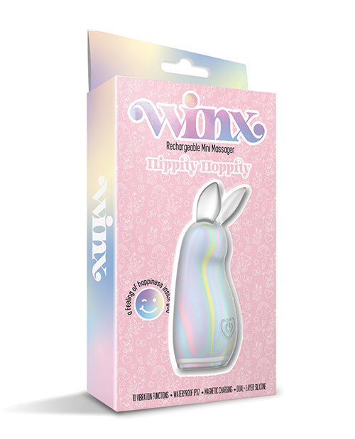WINX Hippity Hoppity Squishy Silicone Vibrator, 10 Functions, IPX7 Waterproof
