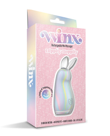 WINX Hippity Hoppity Squishy Silicone Vibrator, 10 Functions, IPX7 Waterproof