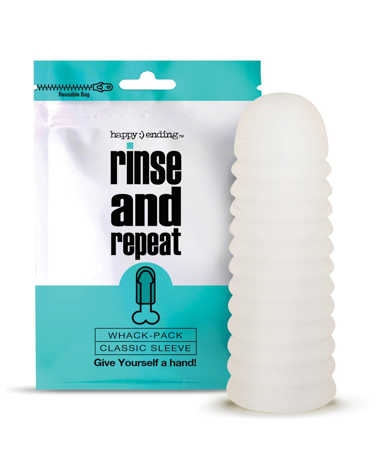 Global Novelties 3010013 Rinse & Repeat Whack Sleeve, TPE, Ribbed