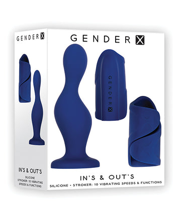 Evolved GX-KT-8973-2 Dildo Stroker Combo, Vibrating, 10-Speed