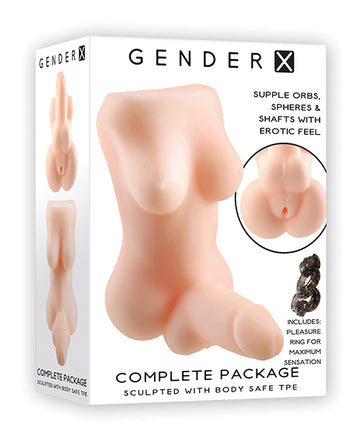 Evolved GX-MS-0167-2 Gender X Complete Package Multi Function Stroker, TPE