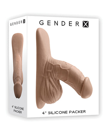 Evolved GX-PK-2529-2 Gender X 4" Silicone Packer - Tan