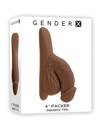Evolved GX-PK-2550-2 Gender X 4" Packer, Brown TPE