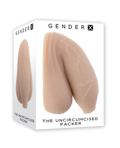 Evolved Novelties Inc. Gender X Uncircumcised Packer - Light Ivory