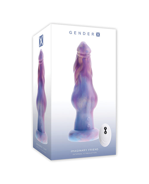 Evolved Gender X Imaginary Friend Vibrating Silicone Adult Toy – Multi-Color