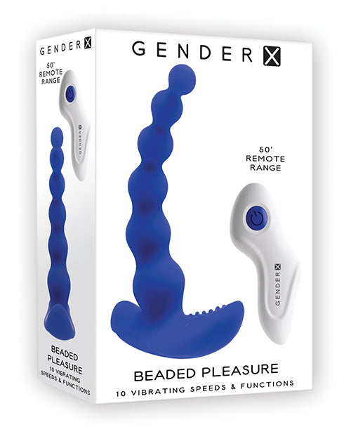 Evolved GX-RS-0235-2 Gender X Beaded Pleasure, Vibrating Silicone Toy