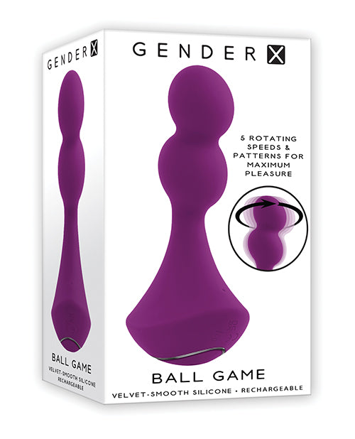 Evolved GX-RS-1737-2 Gender X Ball Game, Purple, 7 Speeds, Rechargeable