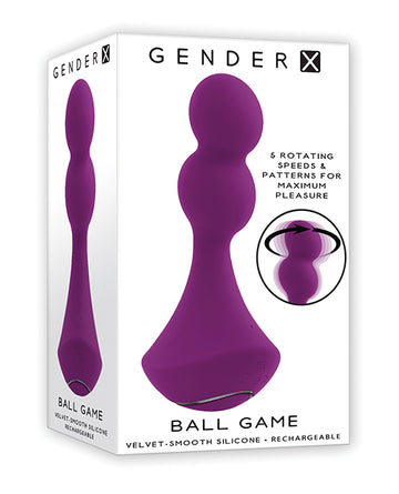 Evolved GX-RS-1737-2 Gender X Ball Game, Purple, 7 Speeds, Rechargeable