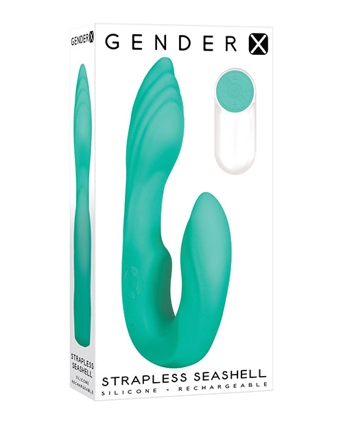 Evolved GX-RS-5569-2 Gender X Strapless Seashell Dual Vibe, Wearable