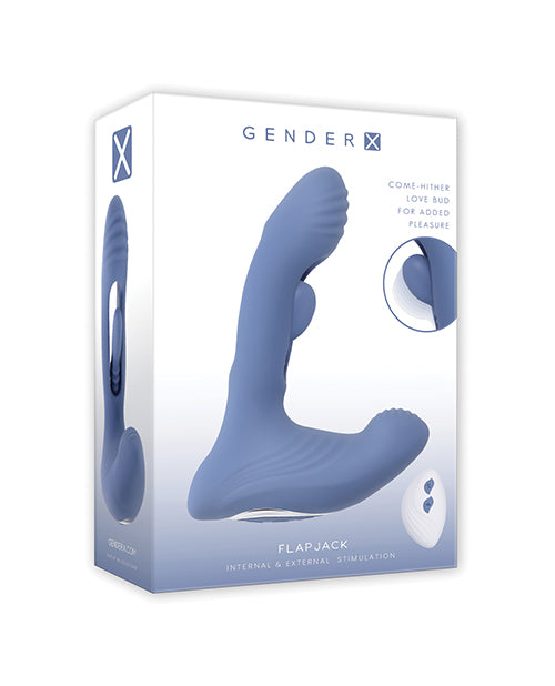 Evolved Gender X Flapjack Vibrator, Blue