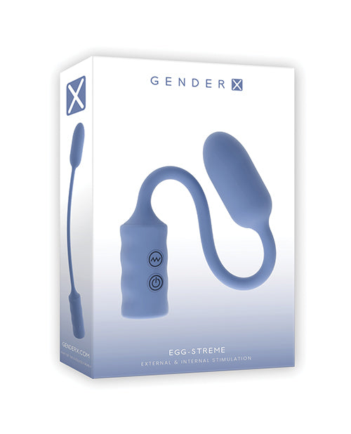 Evolved Gender X Egg-Streme Vibrating Stimulator, Blue