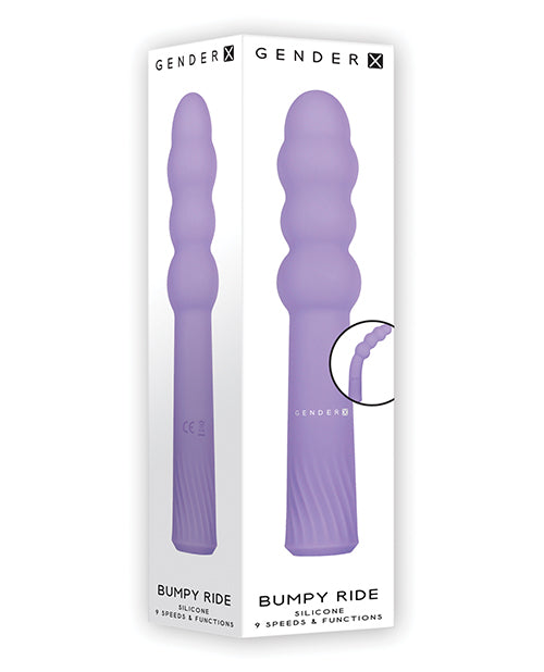 Evolved GX-RS-8898-2 Gender X Bumpy Ride, Purple, 6.85 inch