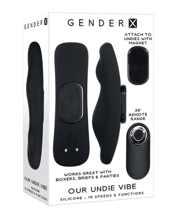 Evolved GX-RS-9079-2 Our Undie Vibe, Black, Waterproof, Rechargeable