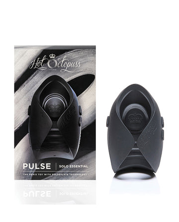 Hot Octopuss HO16 Pulse Solo Essential - Black Silicone Vibrator