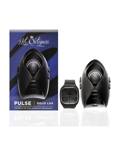 Hot Octopuss HO17 Pulse Solo Lux Vibrating Massager, Black Silicone