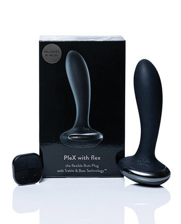 Hot Octopuss HO23 PleX with Flex, Black Silicone Vibrating Massager