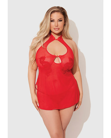 House of desire HD03906A-REDD-3X/4X Set, Red 3X/4X
