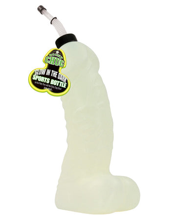 Hott Products HP-2333 Big Dicky Chug Sports Bottle, 20 oz Glow-in-the-Dark