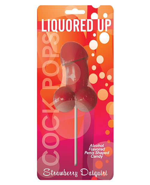 Hott Products HP-2837 Liquored Up Cock Pop, Strawberry Flavor