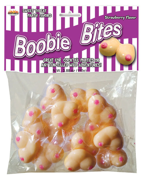 Hott Products HP-2914 Boobie Bites, Strawberry Flavor