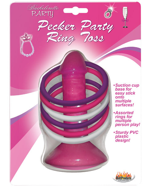 Hott Products HP-2956 Pink Pecker Party Ring Toss, Assorted Colors