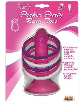 Hott Products HP-2956 Pink Pecker Party Ring Toss, Assorted Colors