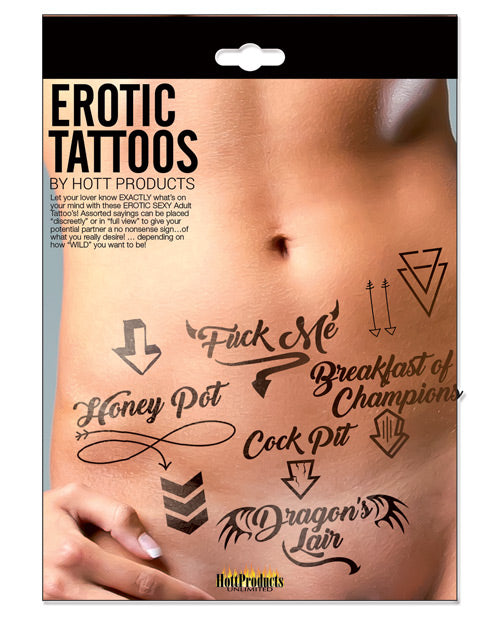 Hott Products HP-3206 Erotic Tattoos