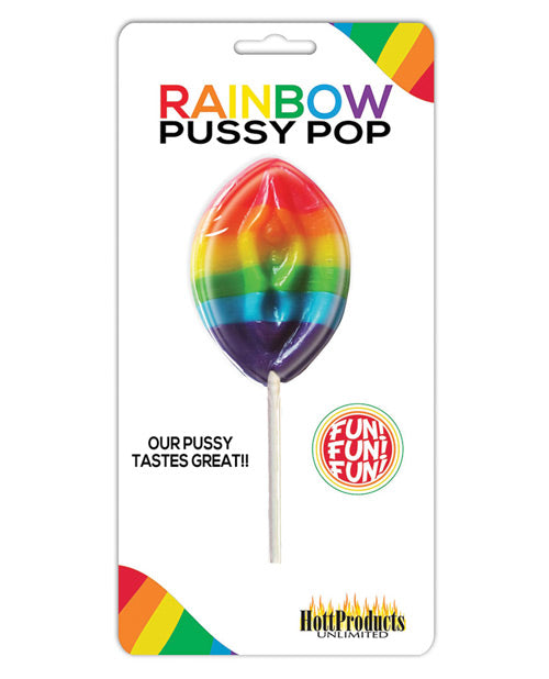 Hott Products HP-3215 Pussy Pops, Rainbow Fruit Flavors