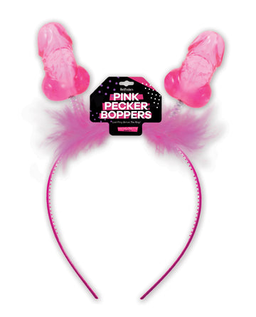 Hott Products HP-3316 Pink Pecker Boppers Headband, Pink, One Size