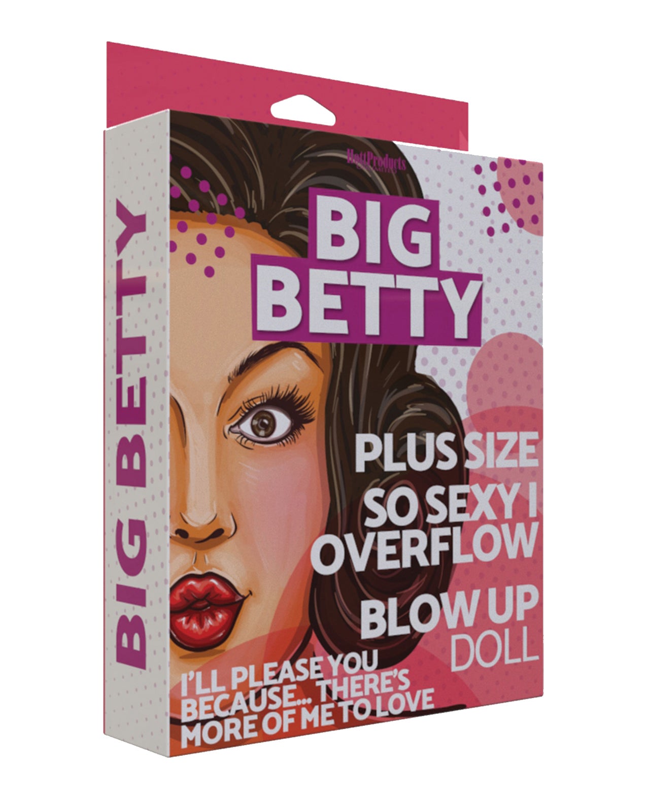 Hott Products HP-3334 Big Betty Inflatable Doll, 56-inch, PVC, 3 Holes