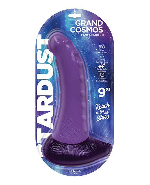 Hott Products HP-3404 Stardust Grand Cosmos Dildo, 7", Purple, Silicone