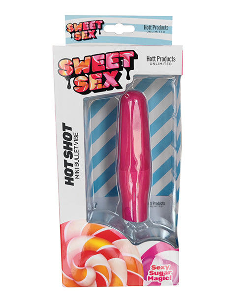 Hott Products 3412 Hot Shot Mini Bullet Vibe, Magenta, Vibrating