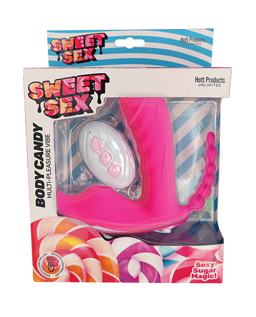Hott Products Sweet Sex Body Candy Vibe - Heating, Sucking, Vibrating