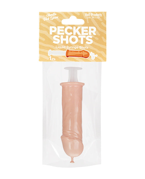 Hott Products HP-3464 Pecker Shot Syringe, Ivory Plastic Novelty