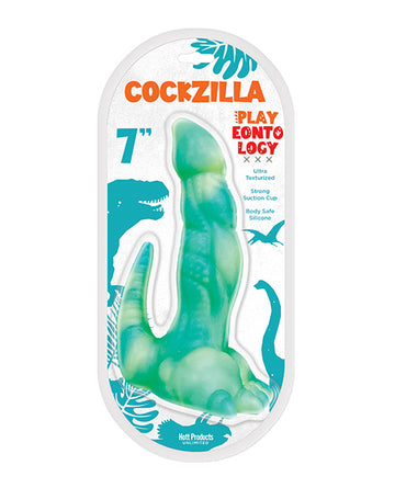 Hott products HP-3488 Playeontology Series 7" Dildo, Multi-Color