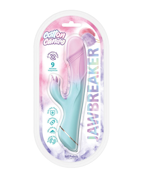 Hott Products Cotton Candy Jawbreaker Rabbit Vibe, 9-Function Rechargeable