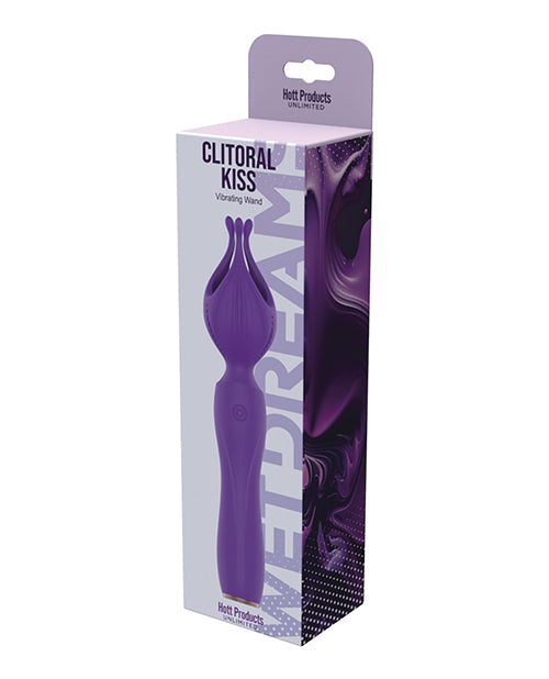 Hott products HP-3545 Clitoral Kiss Vibe, Purple, Multiple Patterns
