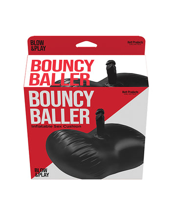 Hott products HP-3585 Bouncy Baller Inflatable Cushion w/Dildo & Foot Pump