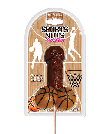 Hott products HP3591 Sports Nuts Cock Pop Basketballs, Chocolate