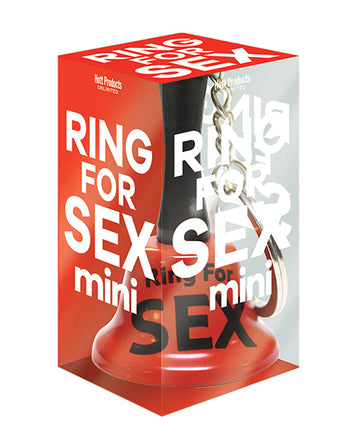 Hott Products Ring for Sex Bell Mini - Red, Keychain Included