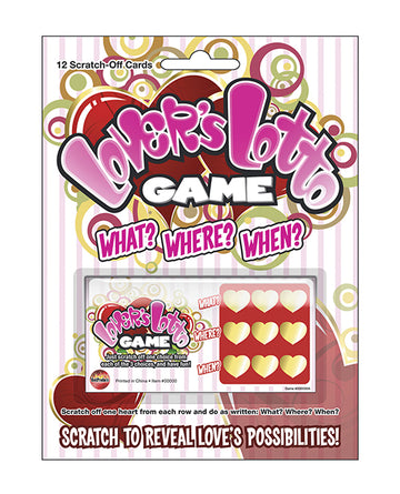Hott products Lovers Lotto Game, 12 Interactive Scratchers
