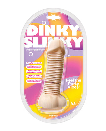 Hott Products HP-3757 Dinky Slinky Pecker Toy, Plastic, Suction Cup