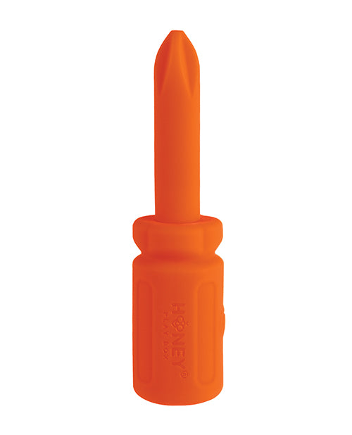 Honey Play Box Sensation Spike Screwdriver Vibrator, Orange