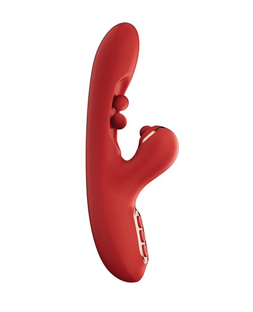 Honey Play Box TICKLER G-Spot Vibrator & Clitoral Stimulator, Red