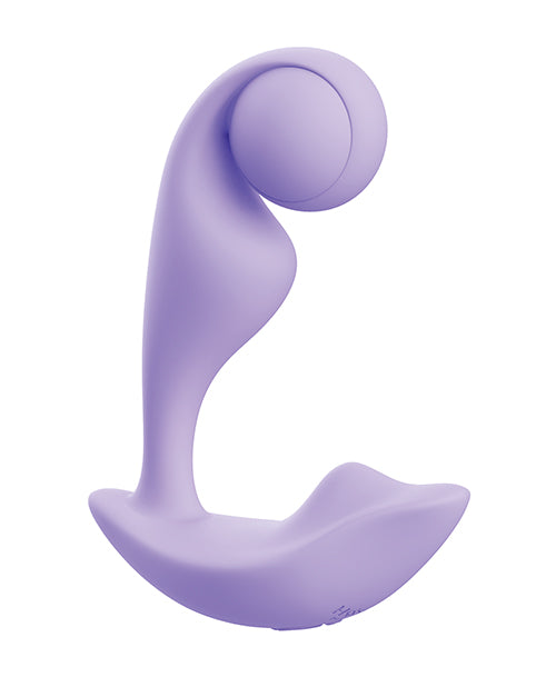 Honey Play B WE-22-987LP Trill Wearable Single Ball Dual Vibrator, Purple